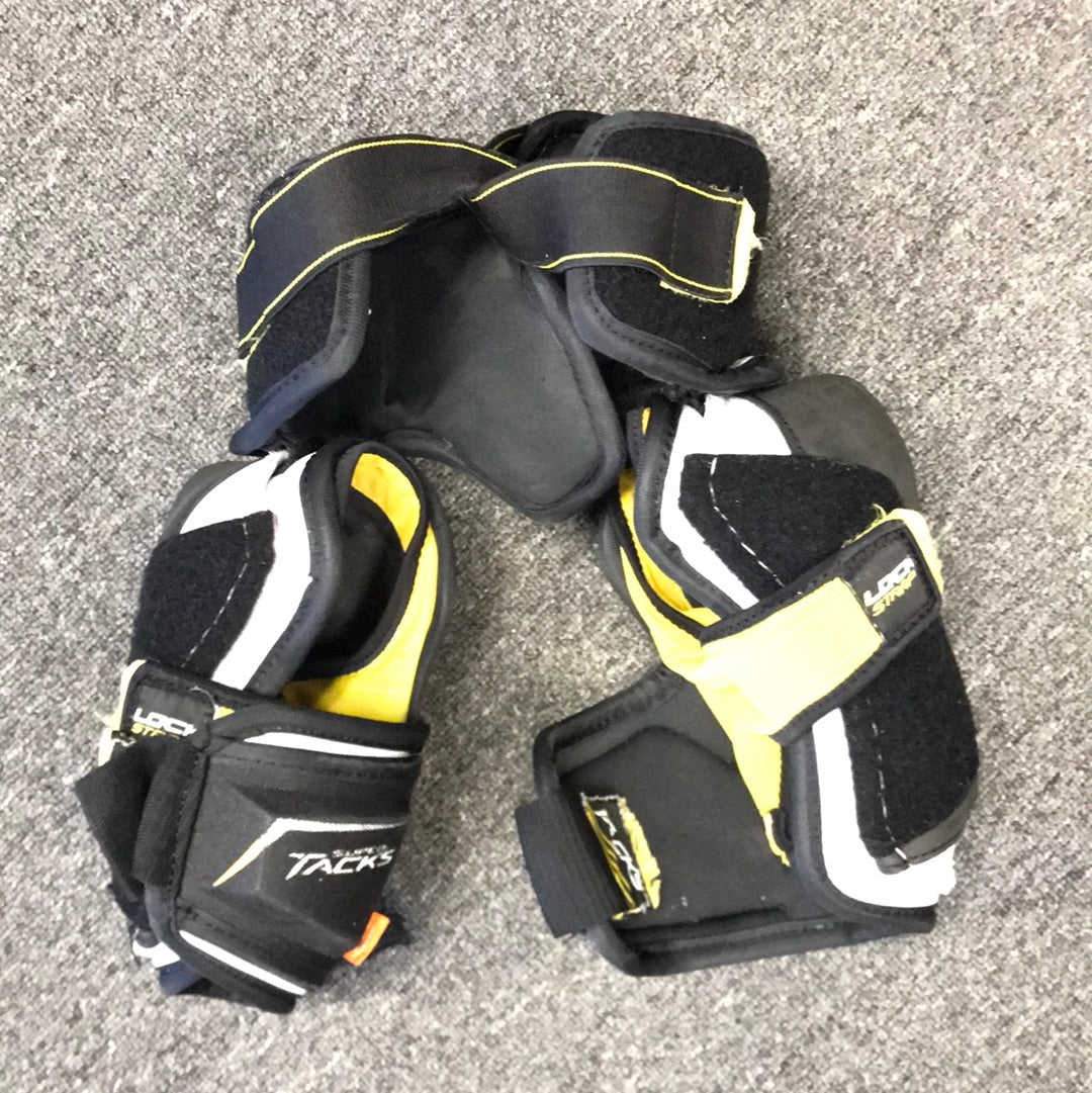 EB9 Used CCM Super Tacks Elbow Pads Small Never Made It Pro Stock