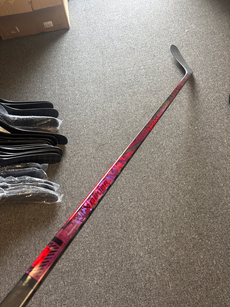 Bauer Custom Shells New Bauer Roz Twitch Red Custom Chrome Custom Pro Stock Stick - LH - 7 ...