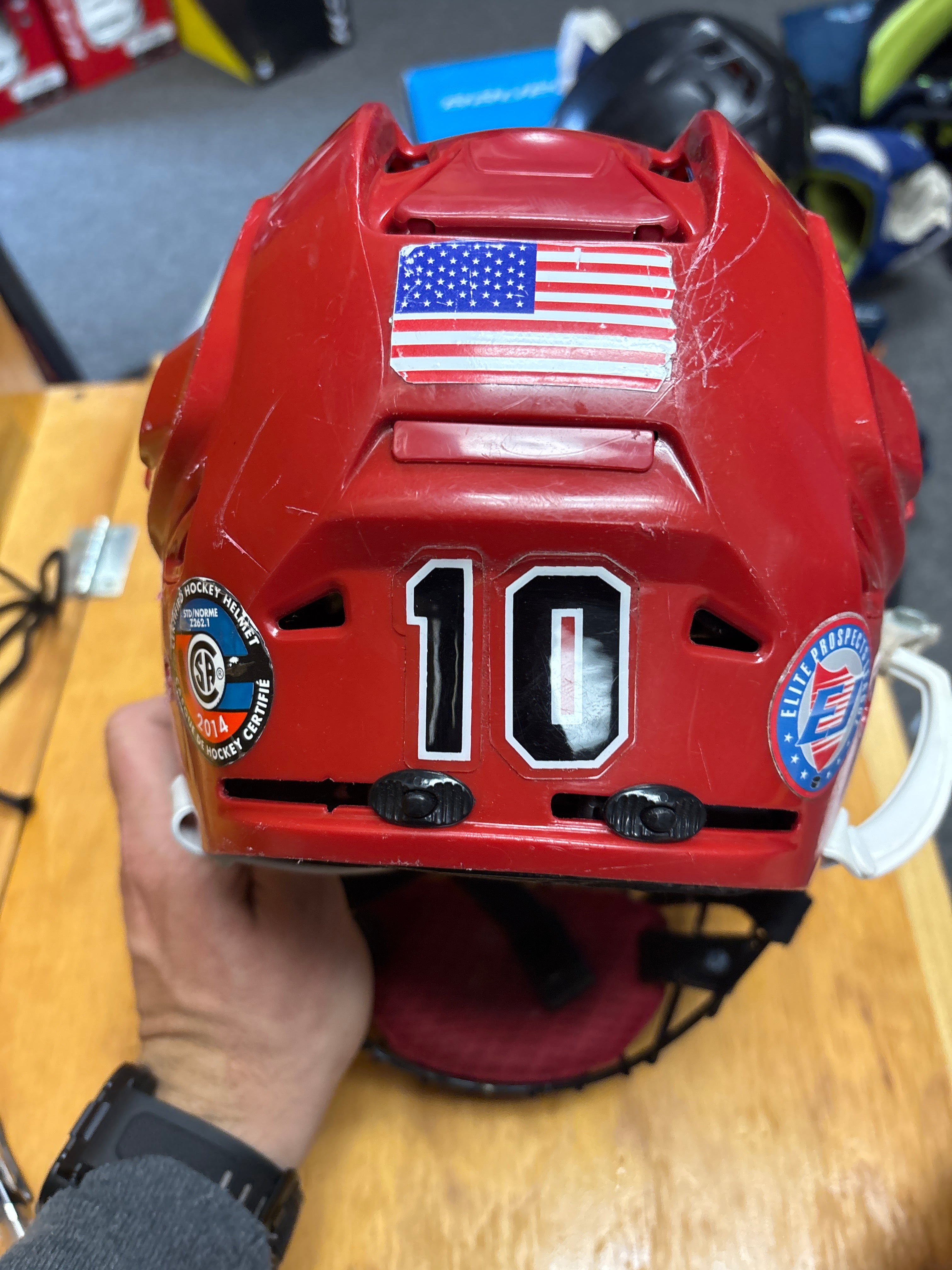Northern Rider Helmet Used Northern Cyclones Bauer Reakt 100 Helmet Red - Small – Never Made ...
