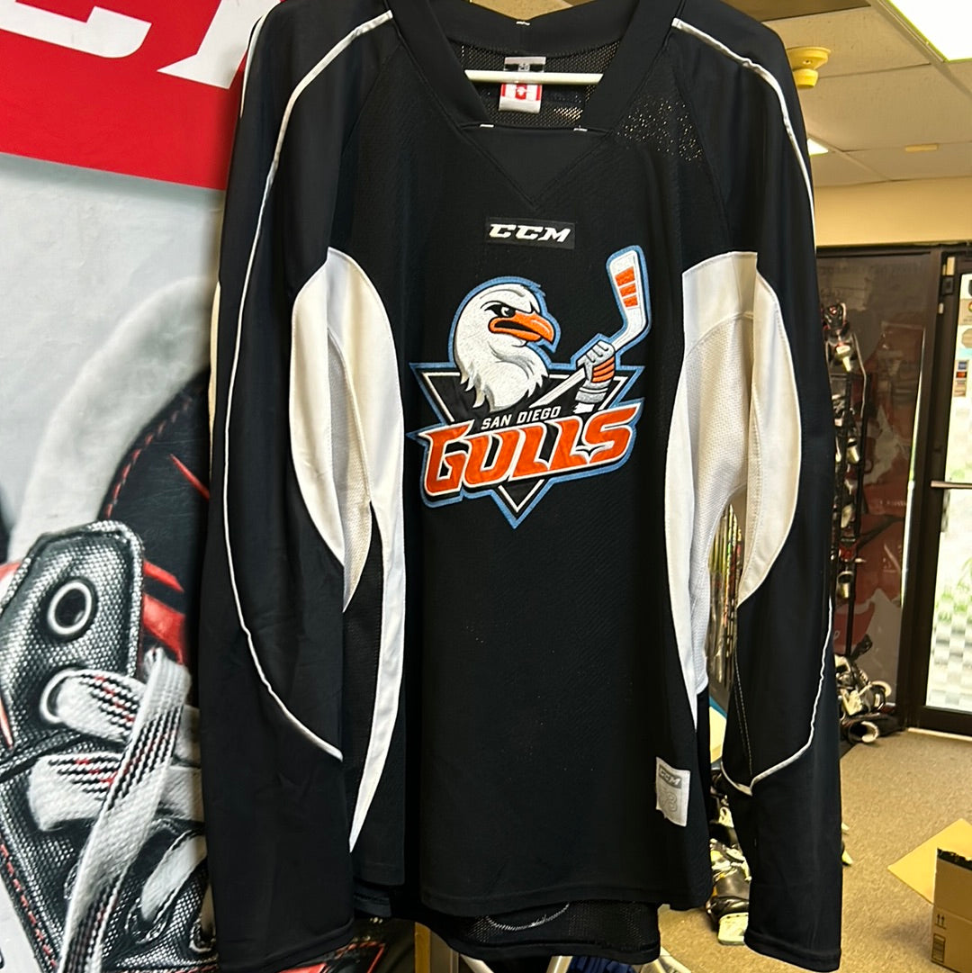 #26 Gazdic San Diego Gulls Black Practice Jersey