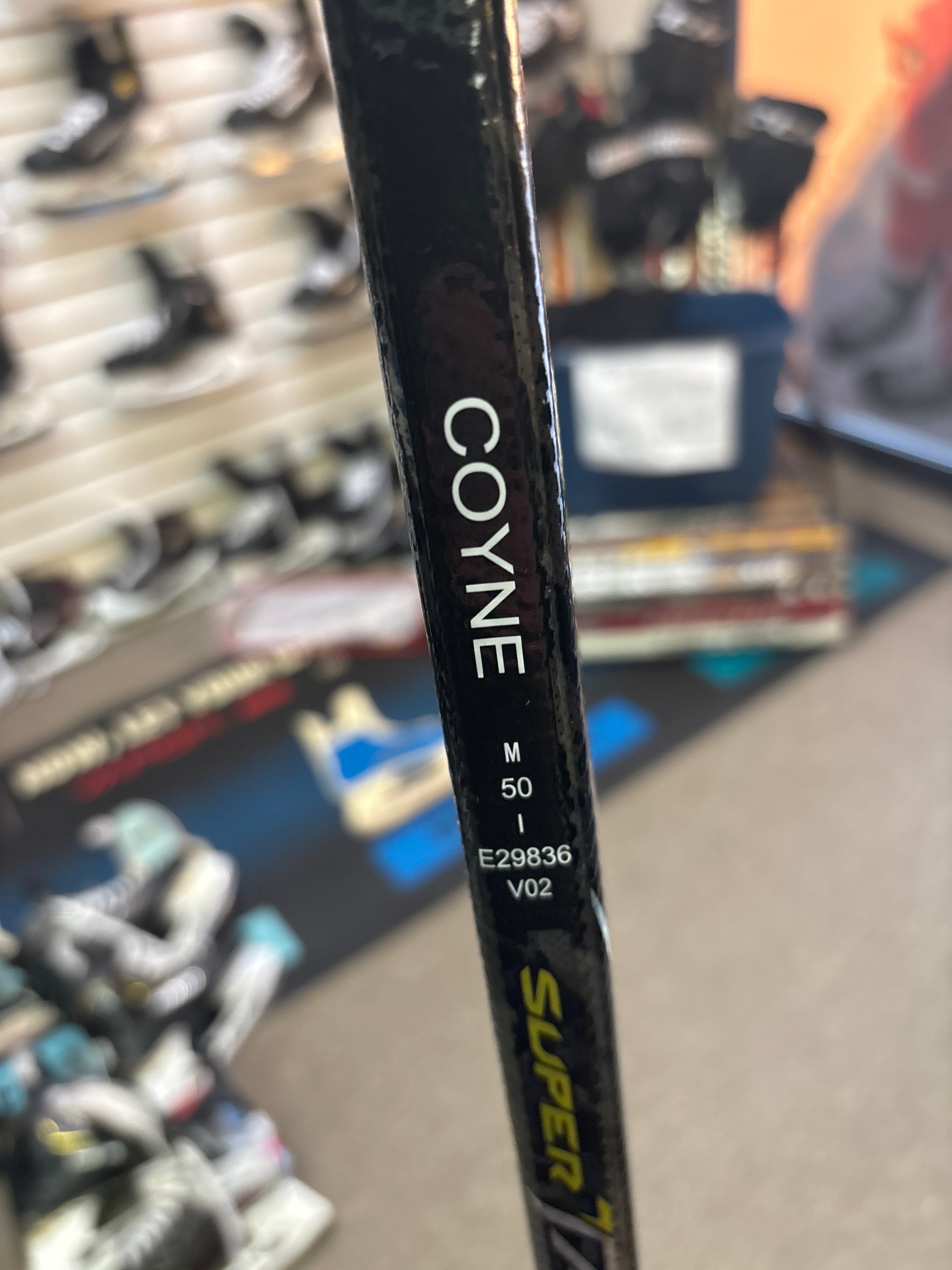 New CCM Coyne Super Tacks AS3 Pro Pro Stock Stick - LH - 50 Flex
