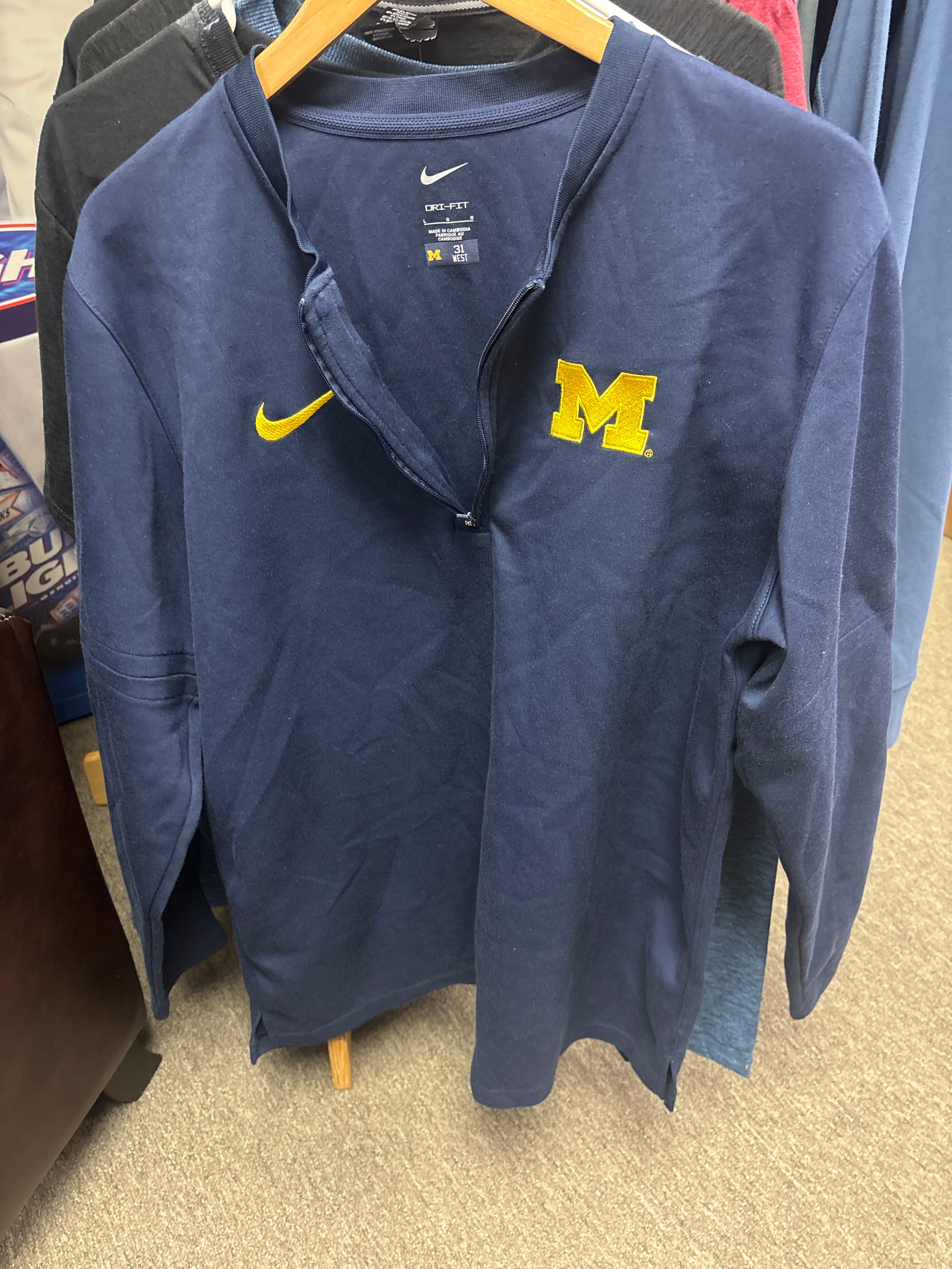 michigan dress shirt Michigan Wolverines Mens Shirts, Michigan Wolverines Mens Sweaters