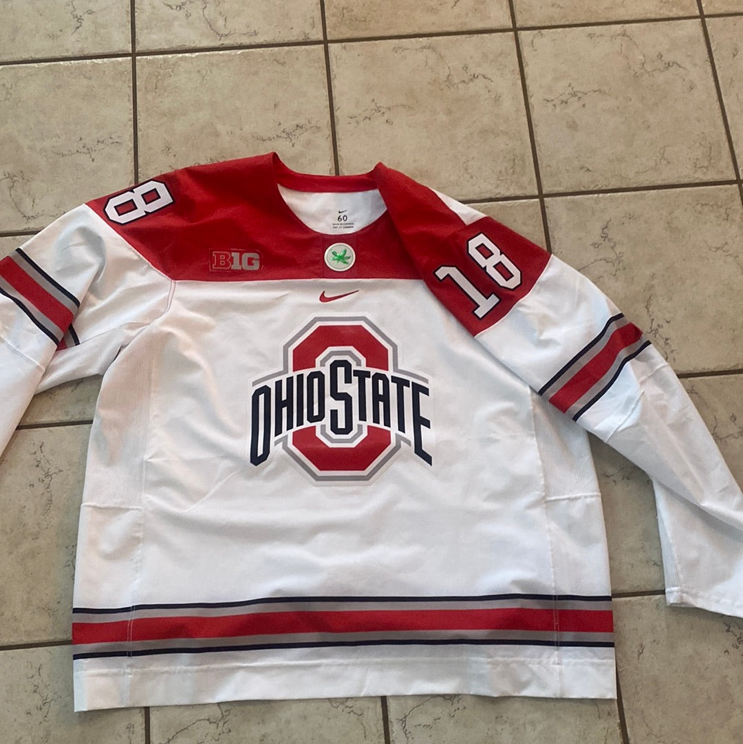 GVJerseys - Game Worn Hockey Jersey Collection - Ohio State University