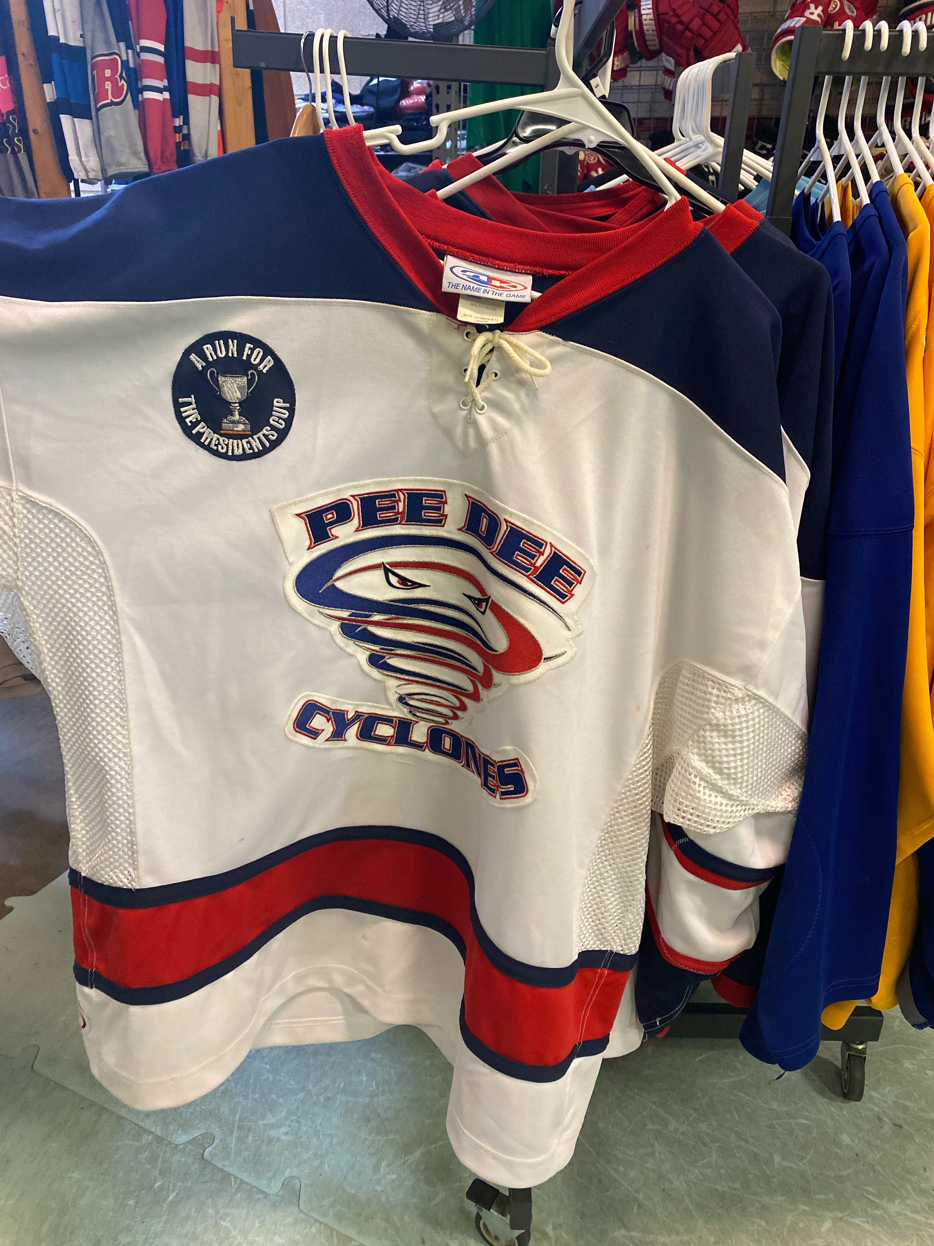cyclones gear Pee Dee Cyclones Home XXL Pro Stock Jersey
