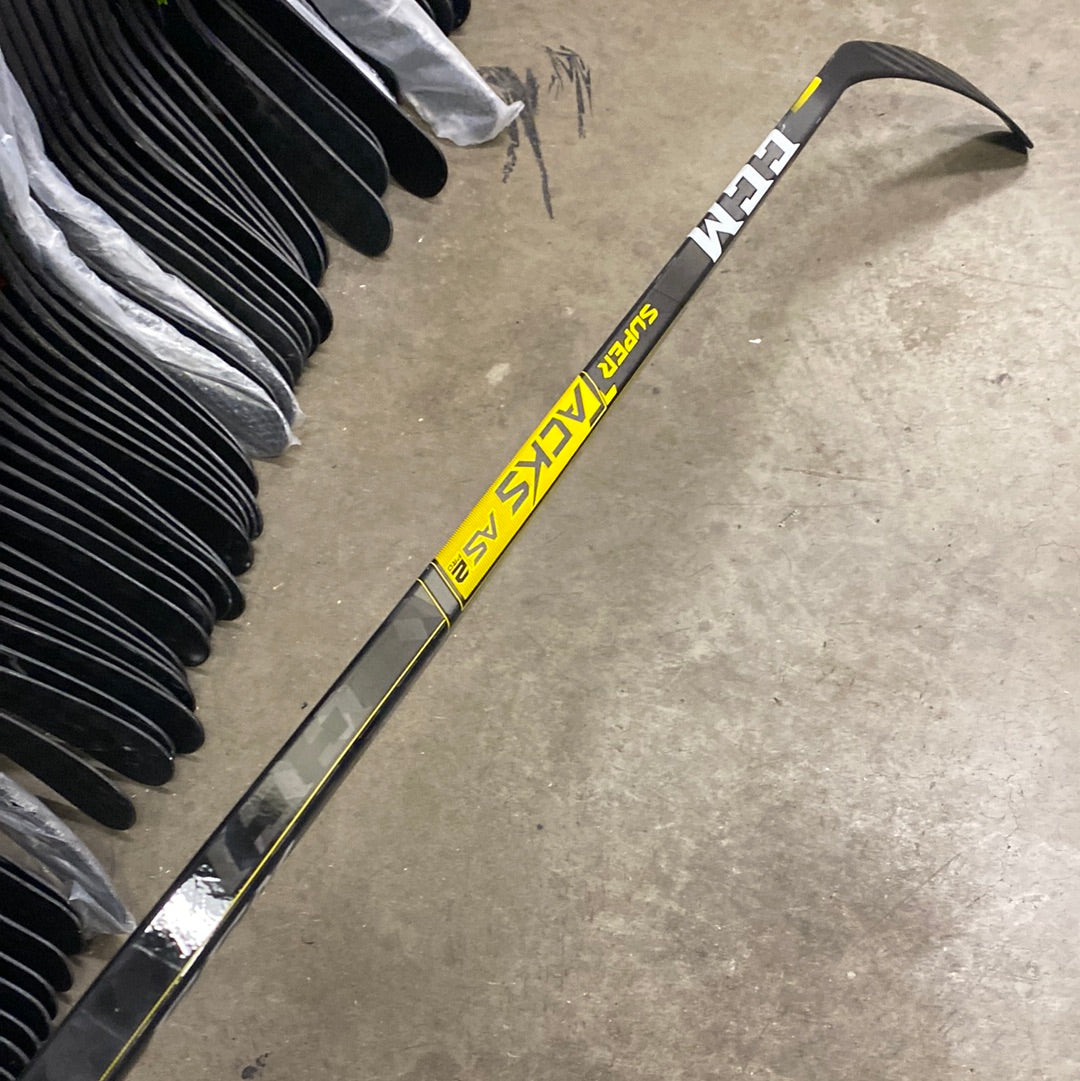 New Lowe CCM Super Tacks AS2 Pro Hockey Stick 100 Flex - LH