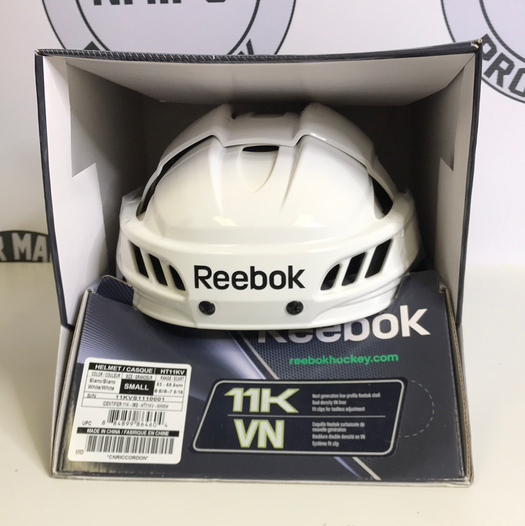 Reebok 11K Helmet White Small H8 Never Made It Pro Stock